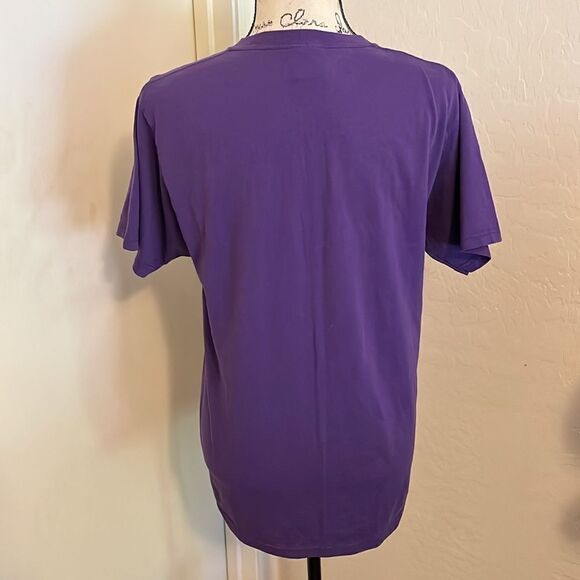 Y2K Cat Angel Halo Purple I Did Not Do It Graphic Shirt - Picture 3 of 8